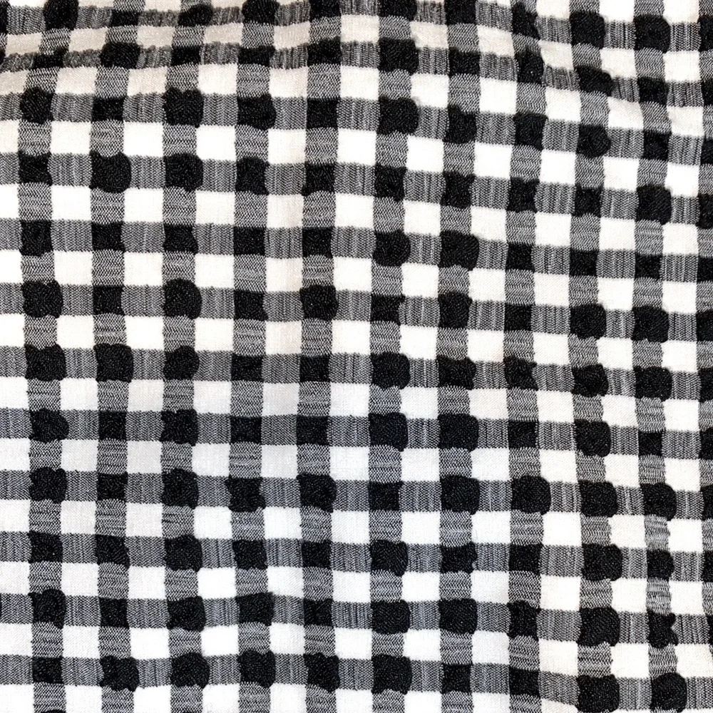 Forever 21 Black/White Checkered Swim Bottoms, Size XL